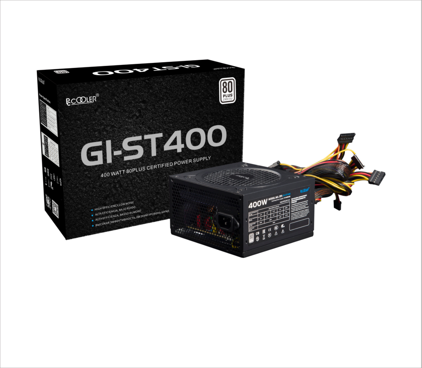 PCCOOLER 80PLUS блок питания 400 Вт PSU