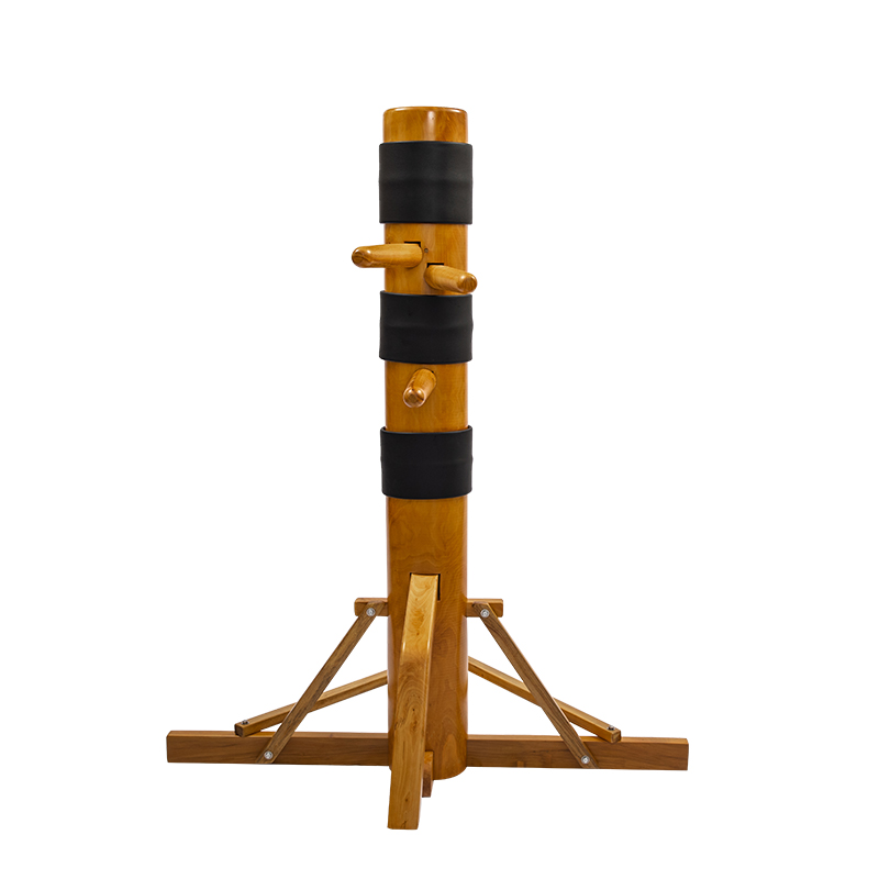 Factory wholesale manufacturer Martial arts equipment free standing kung fu wing chun wooden dummy training