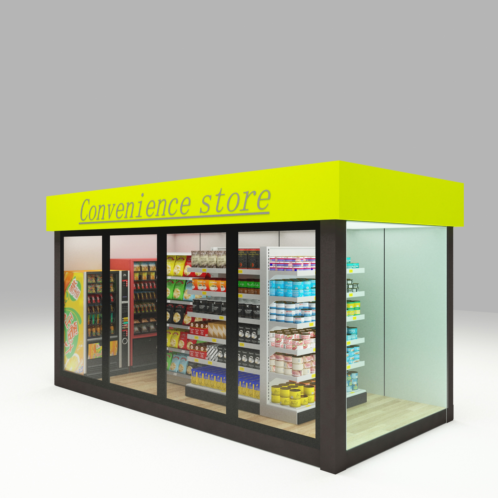 Food Kiosk Shops Outdoor Design Container Coffee Shop