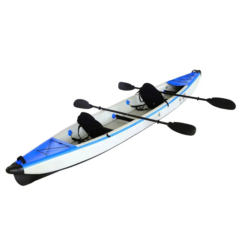 Inflatable Kayak 2 Person PVC Drop Stitch New Design Foldable Kayak for Fishing on Water Folding Kayak