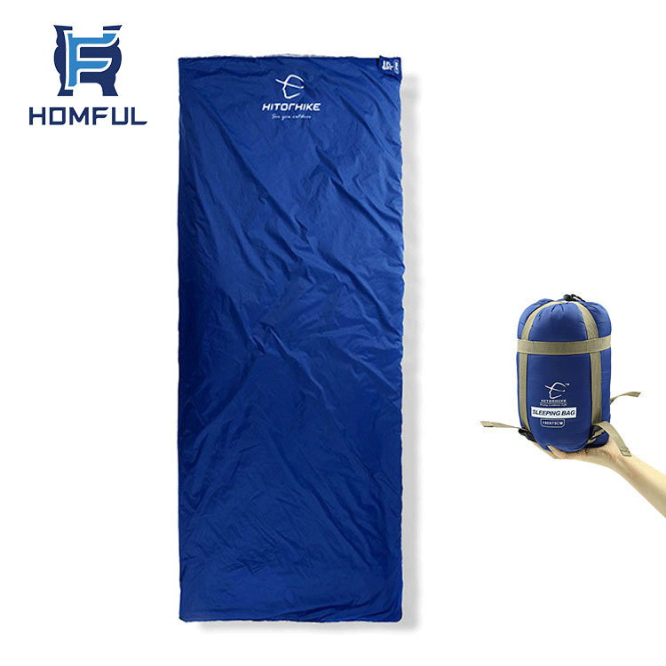 Легкий нейлоновый спальный мешок HOMFUL, конверт, ультралегкий спальный мешок для кемпинга
