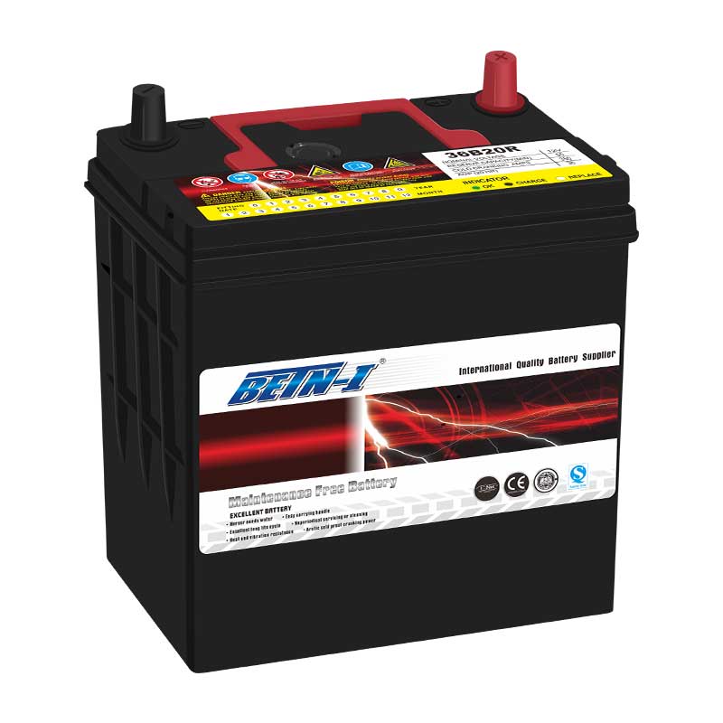 36B20R/L car battery 12V36AH ac car batteries oto amaron car battery price list