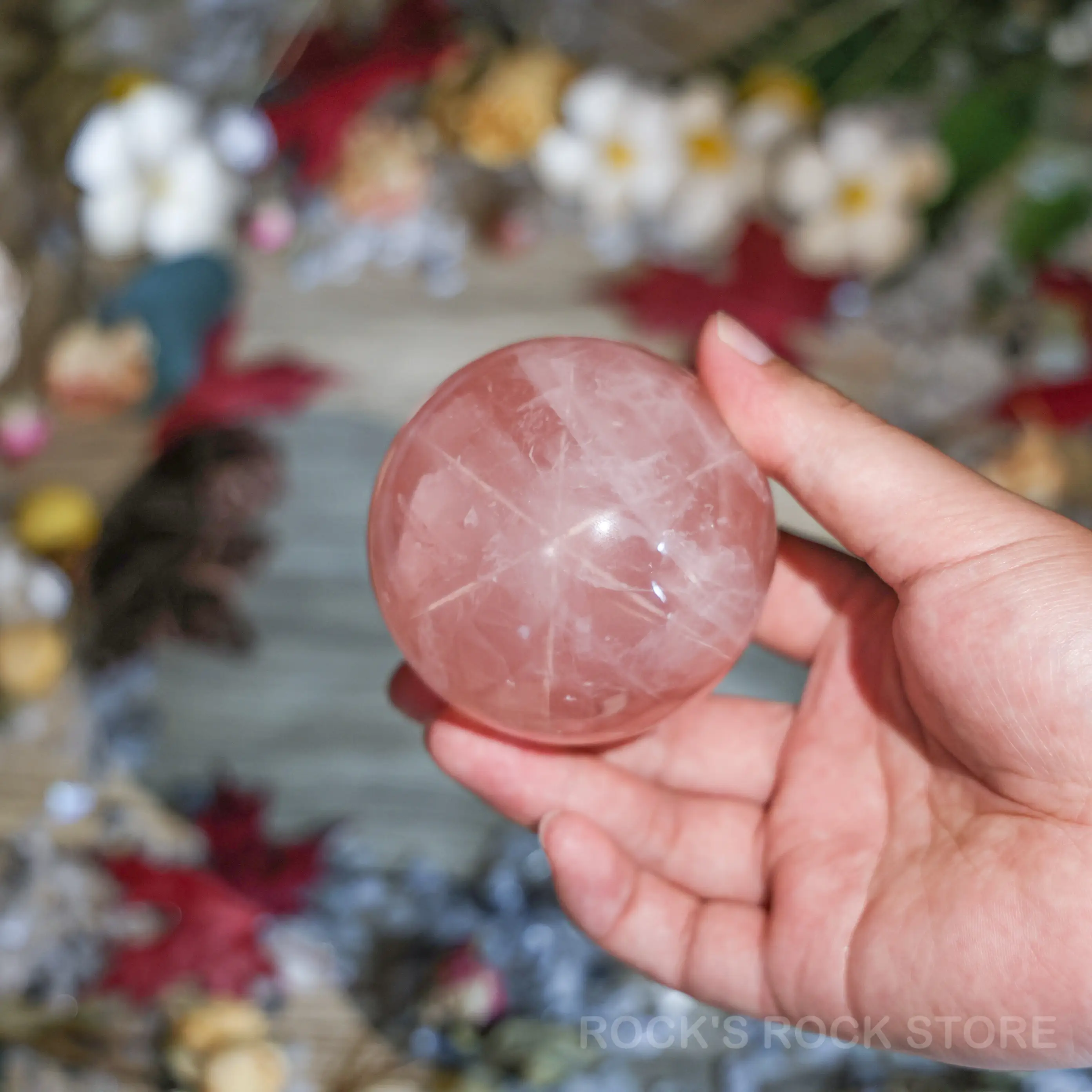Wholesale Custom Crystal Gum Polished Rose Quartz Sphere Quartz Balls For Healing
