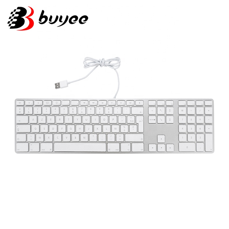 Для Apple iMac A1243 Проводная клавиатура компьютера клавиатура Azerty USB клавиатура