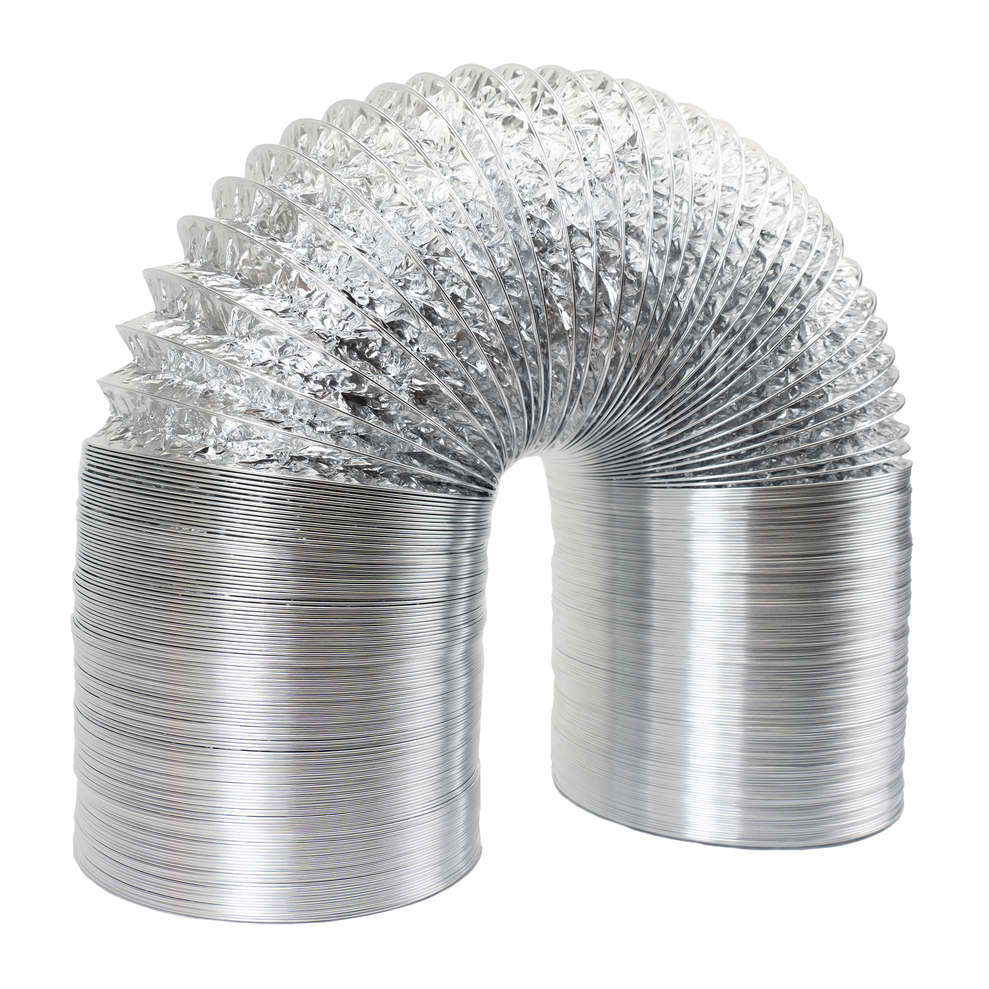 Aluminum Exhaust Air Duct Lightweight Aluminum Foil Air Duct For Industrial Air Ventilation Tube