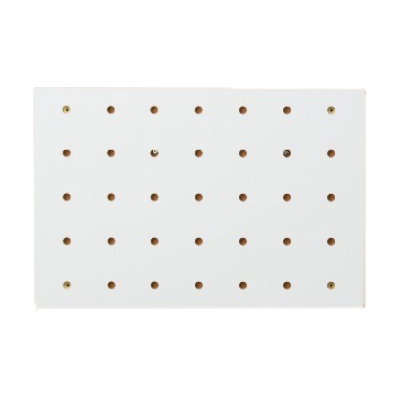 Новый стиль Прямоугольник Белый Pegboard деревянный дисплей