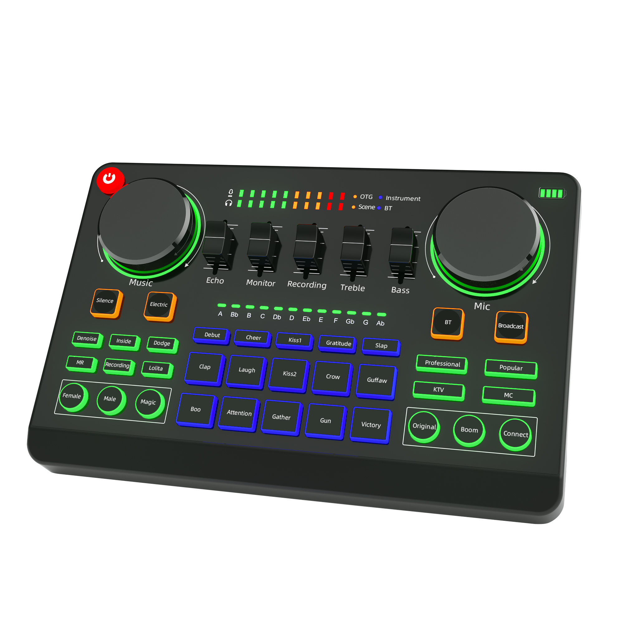 Внешний аудио миксер S9 Live Sound Card мобильный телефон Voice Changer караоке Voice для записи прямого эфира, домашний KTV