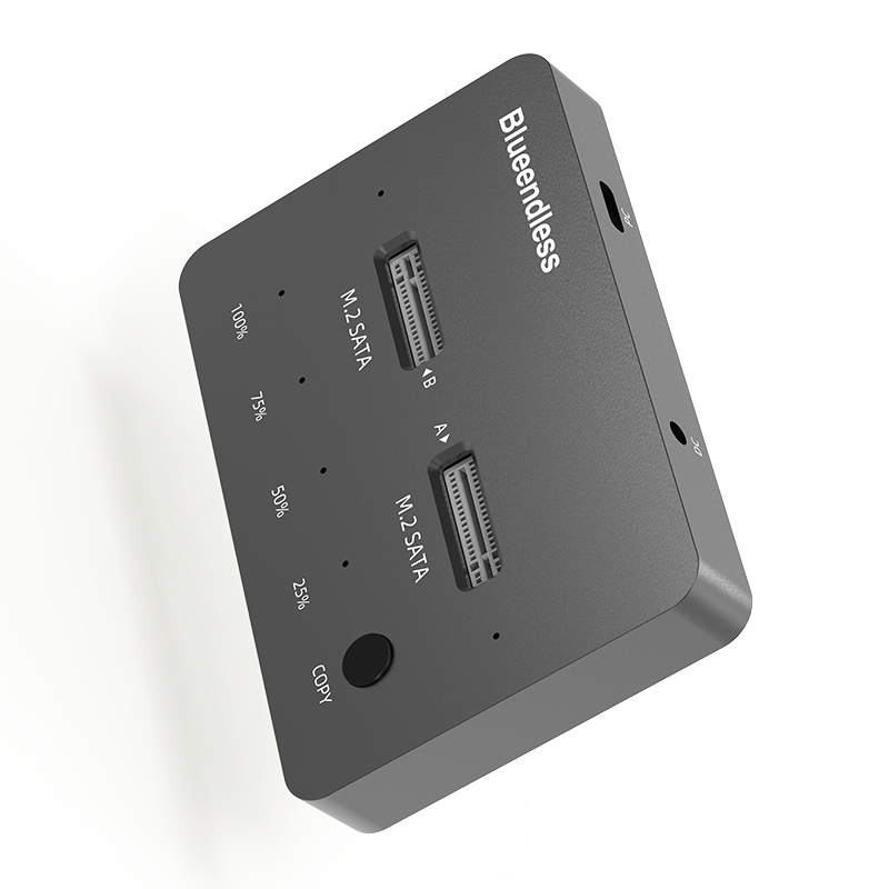 Популярный M ключ M.2 Sata Ssd адаптер офлайн клон и Pm Двойная модель двойной Sata протокол слот Ssd корпус