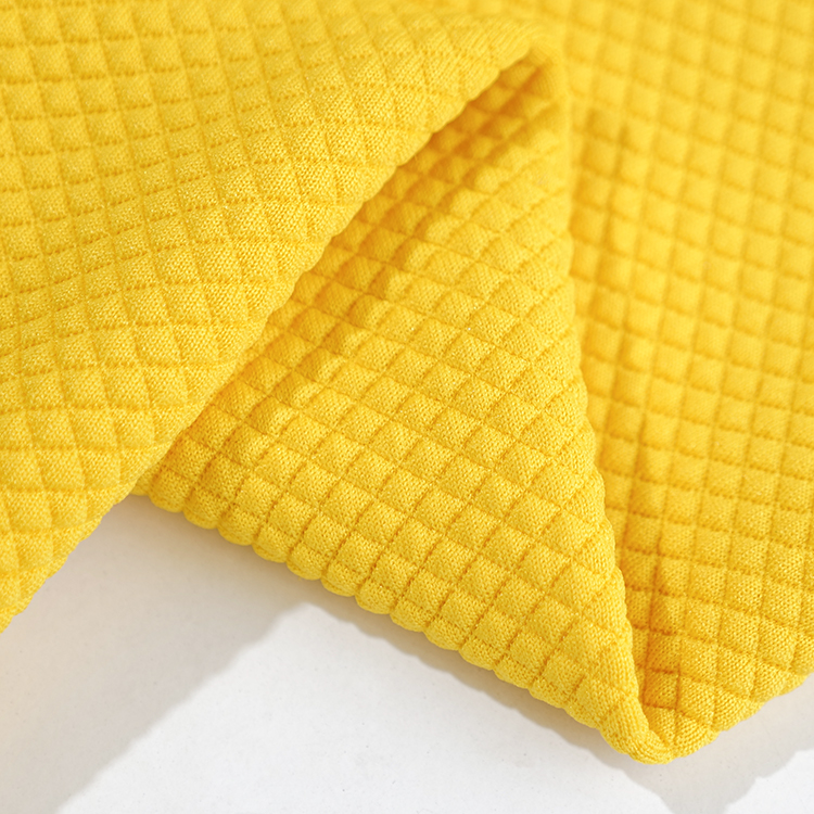 China Factory Best Price Solid Polyester Spandex Jacquard Fabric Knitting Fabric