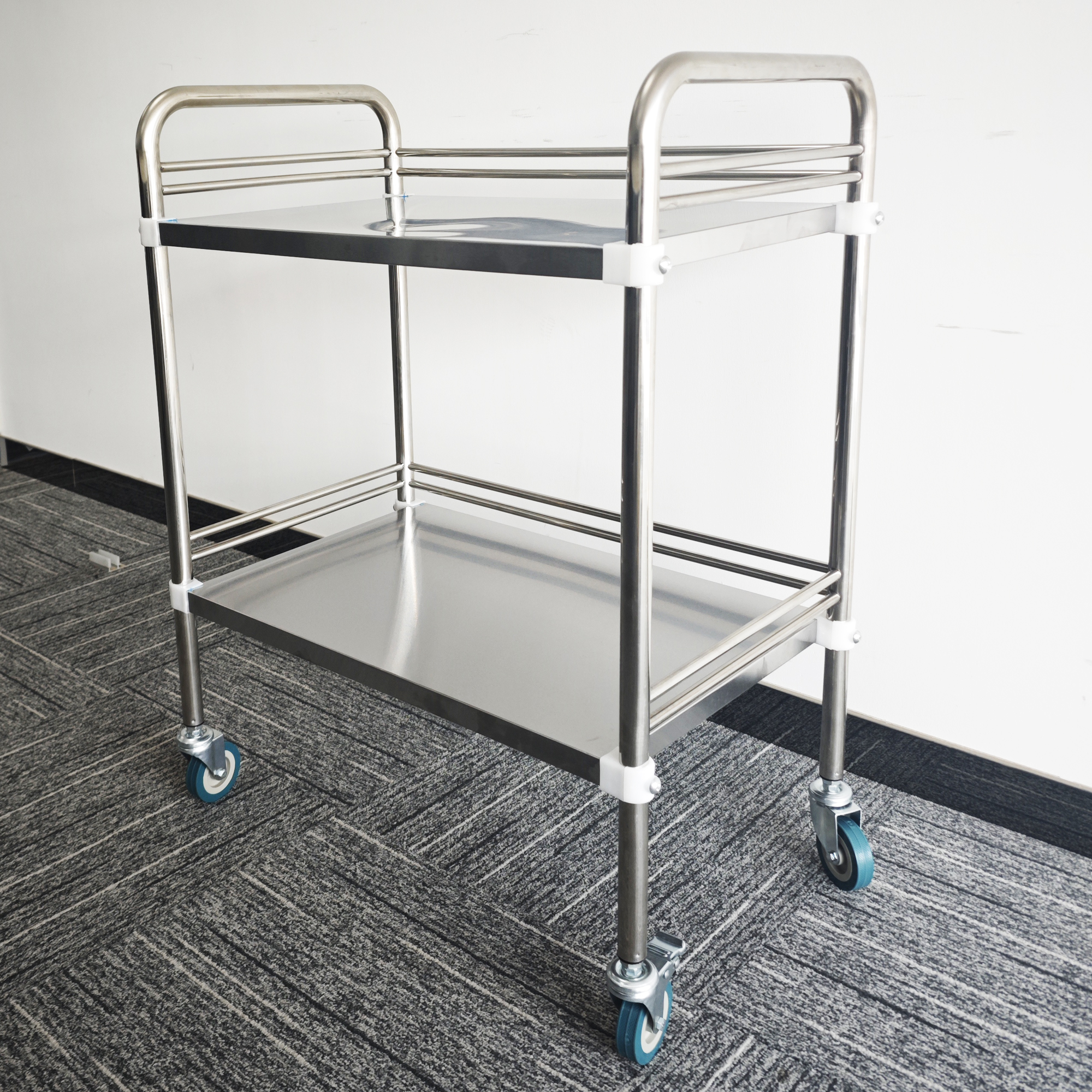Cheap Stainless steel medical trolley cart for hospital or clinic hospital trolley cart mobile