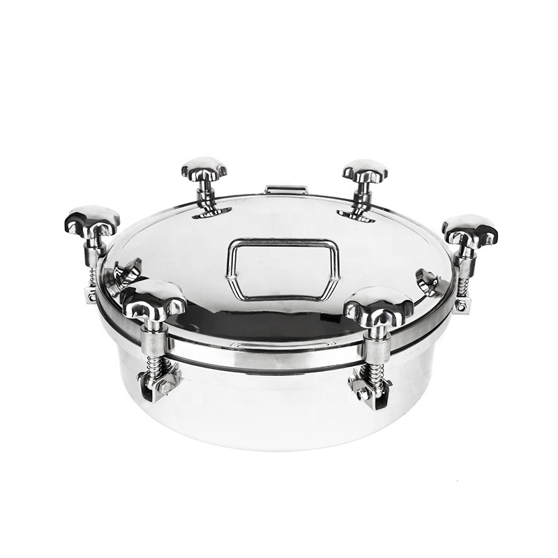 Aohoy Sanitary 304 316L Stainless Steel pressure Manhole