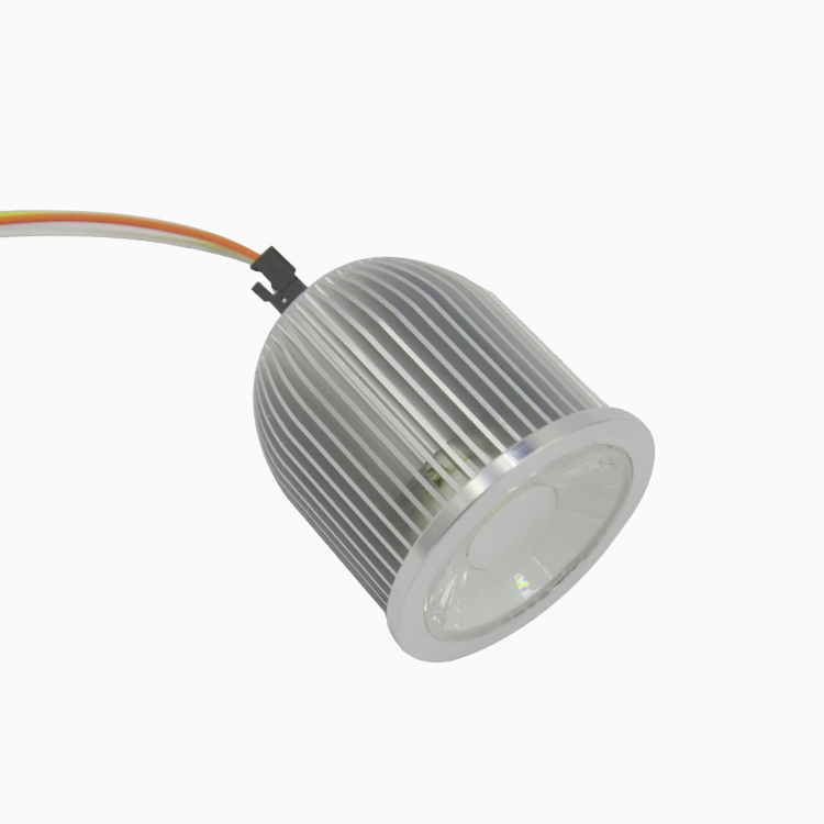 8w 24v led spots knx loxone control triple wires tunable white tw cob 2700-5700k mr16 spot