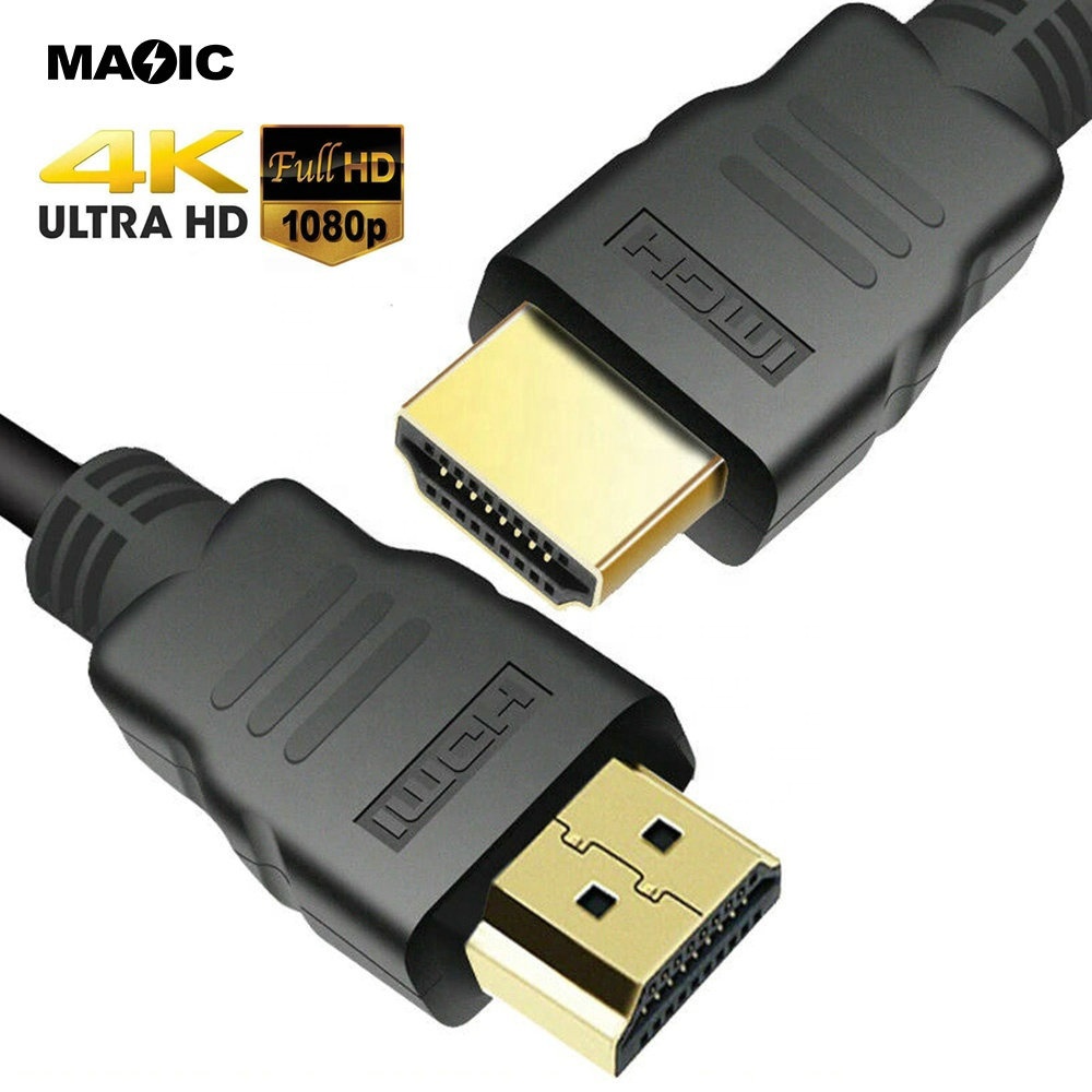 Позолоченный кабель Magelei OEM 1,5 м 1080P hdmi к hdmi аудио видео кабели для компьютера монитора HDTV проектора мультимедиа