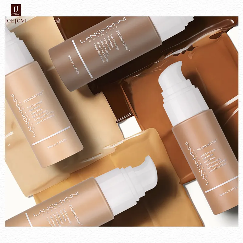 Wholesale Private Label Cosmetics Manufacturers Perfect Foundation For Dark Skin Waterproof Full For Dark And Other Skin