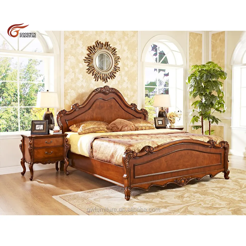 Goodwin America Classic Antique Style Bedroom Decor Bedroom Suite Bed Set Furniture Bedroom A50