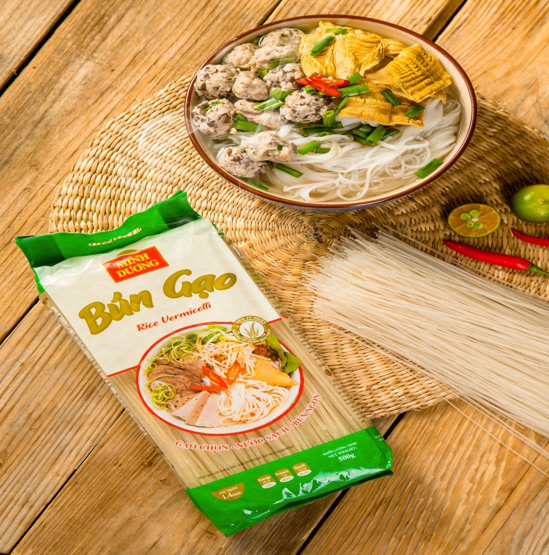 Rice noodle 0.6 mm - Bun gao Minh Duong