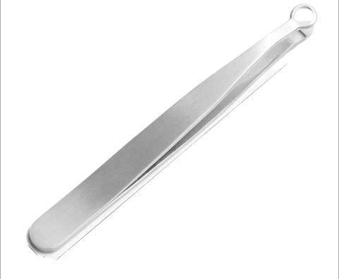 stainless steel eyebrows and nose hair scissors manicure face trimming makeup scissors universal nose hair trimming tweezers
