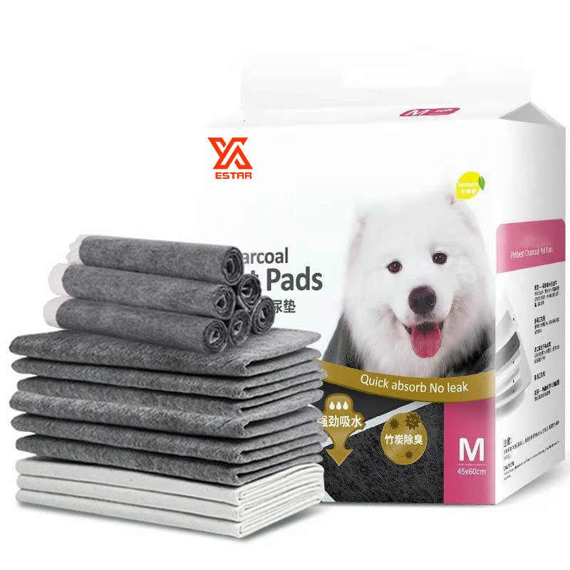 Deodorization Carbon Bamboo Charcoal Disposable Pet Dog Pee Pad for Potty Urine Training