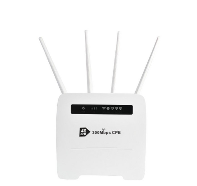 Роутер 4G CPE, модем модема 4G LTE с 4 портами LAN и неограниченной точкой доступа