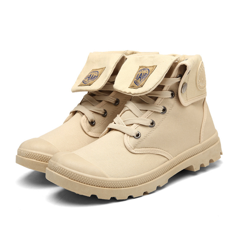 New Arrival Leather and Canvas Upper Women's Boots