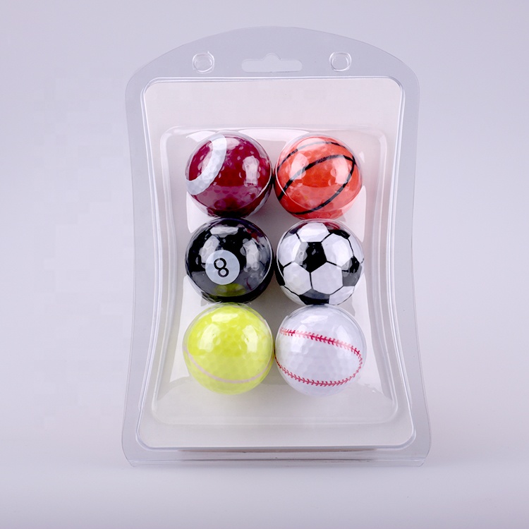 Sports personalised golf balls colored golf practice balls
