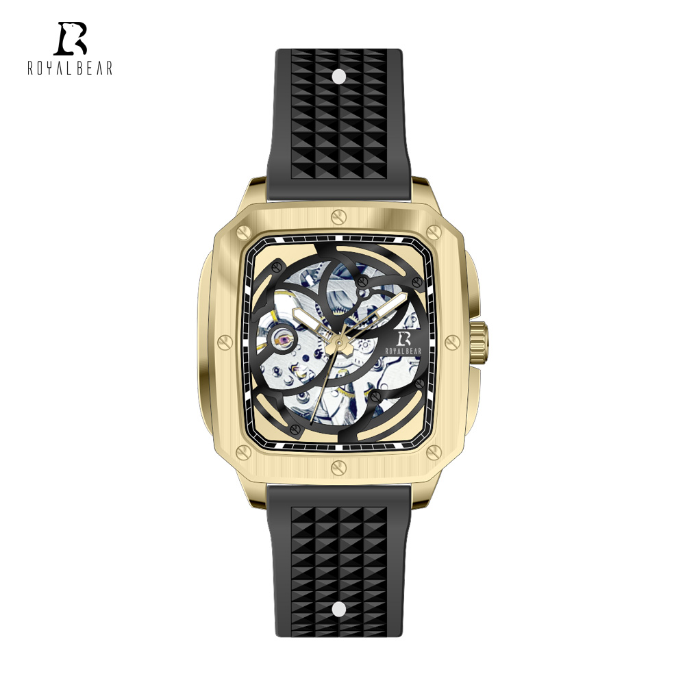 Custom mechanical automatic alloy men watches wristwatches