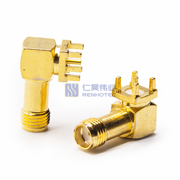 Коннектора SMA женский мужской 90 RF коаксиальный кабель Разъемы Conectores мачо печатного монтажа RP-SMA IP67 микро комплект K доказательство воды
