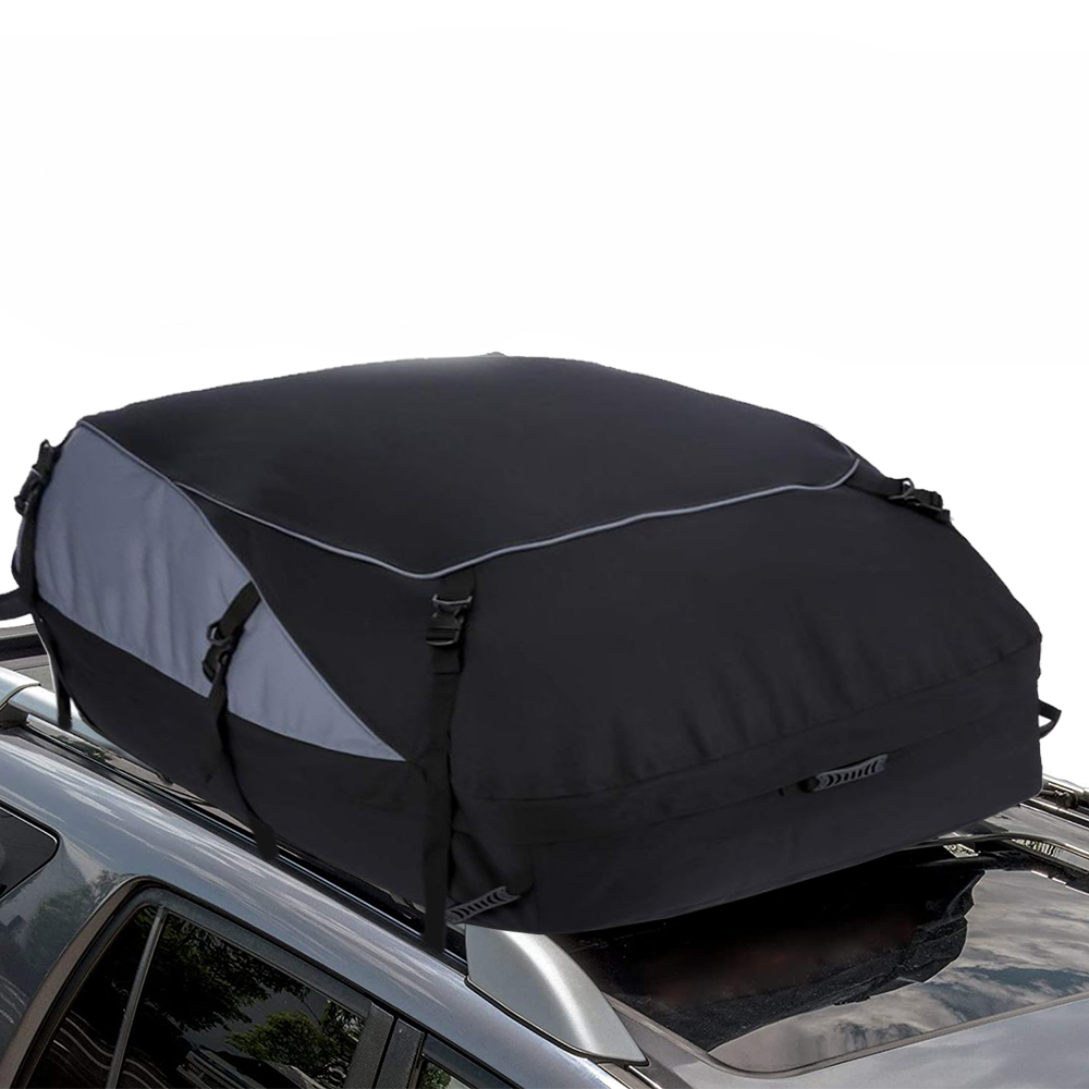 Thickened Car Cargo Roof Top Bag Waterproof Roof Boxes Universal Cargo Truck SUV Luggage Carrier Dual Side 20 Cubic Feet Heavy