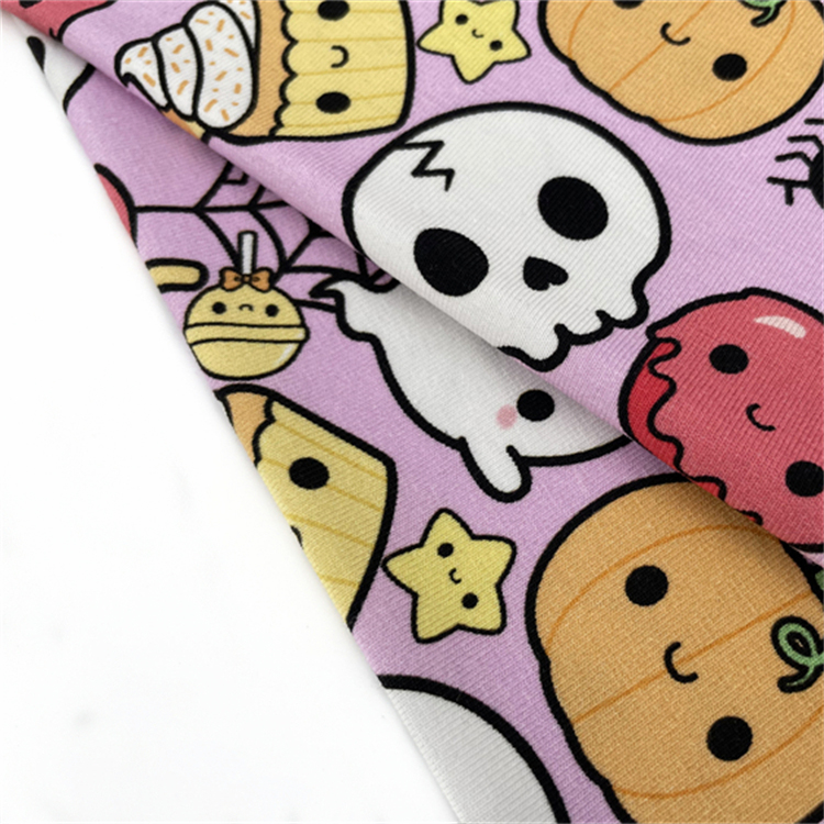 Wholesale Stock Christmas Cotton Fabric By The Yard Organic Cotton Fabric For Baby Clothing