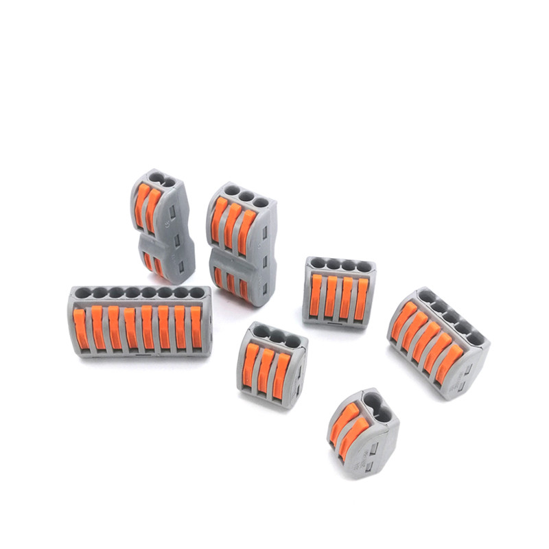 Пружинный рычаг push fit многоразовый кабель 2 провода соединитель 32A 2 pin проводник терминал провода обжимные контакты PCT212 адаптер