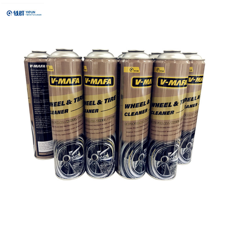 650Ml Hot Selling Car Care And Cleaning Products Tire Shine Foam Cleaner Foam From Car Care Manufacturer Auto Tyre Cleaning Foam