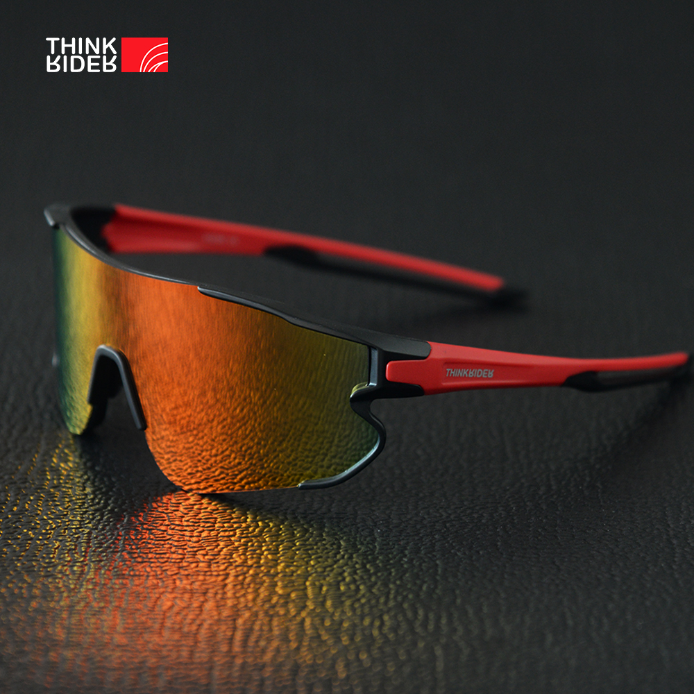 ThinkRider Cycling Sport Bicycle Glasses Photochromic Polarized Mountain Road Bike Safety Glasses