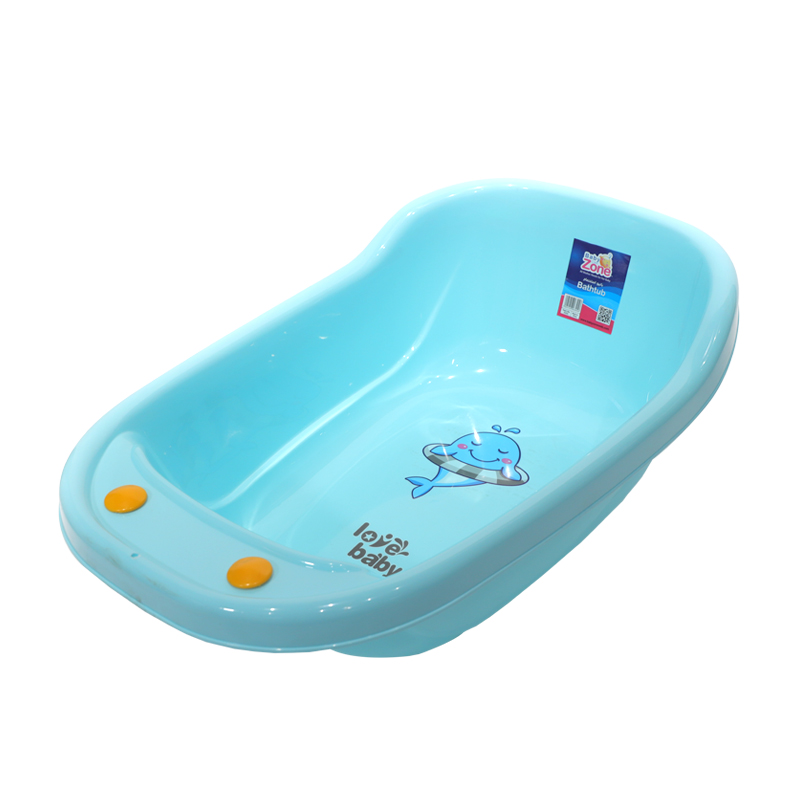 China 2021 pp plastic sky blue cute mini new baby tub bath with outlet