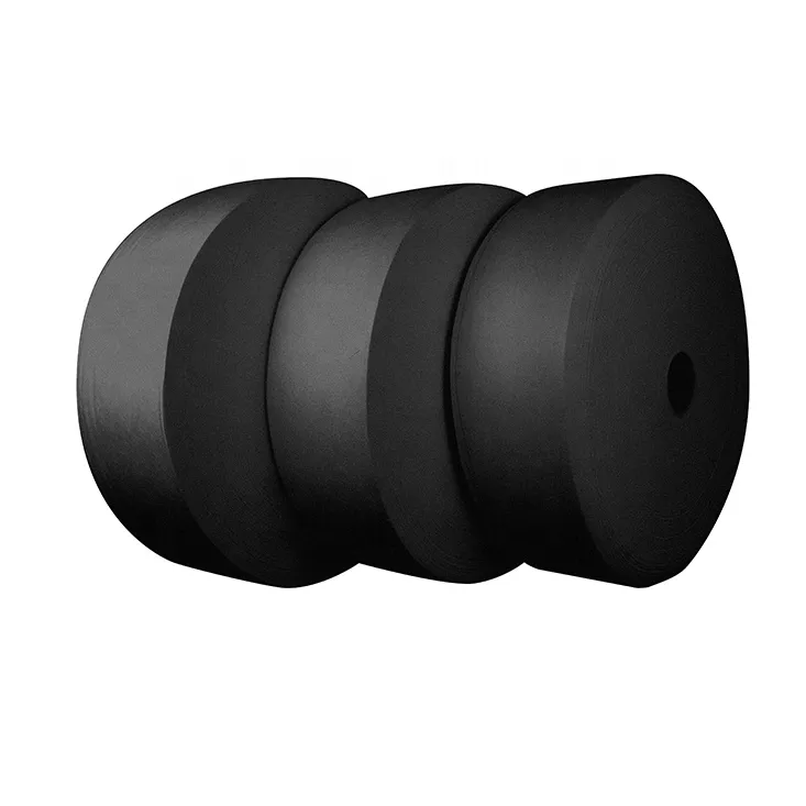 carbon black color water charged pp polypropylene meltblown bfe99 melt blown bfe99 jumbo roll