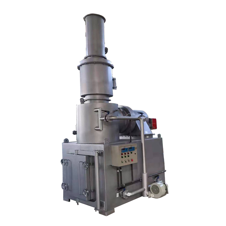 smokeless pet cremation furnace with burning animal chicken hospital waste