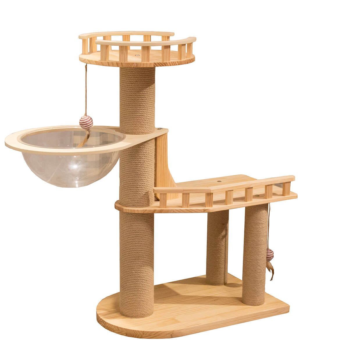 Scratching Post Super Plush Cushion Bed Cat Tree
