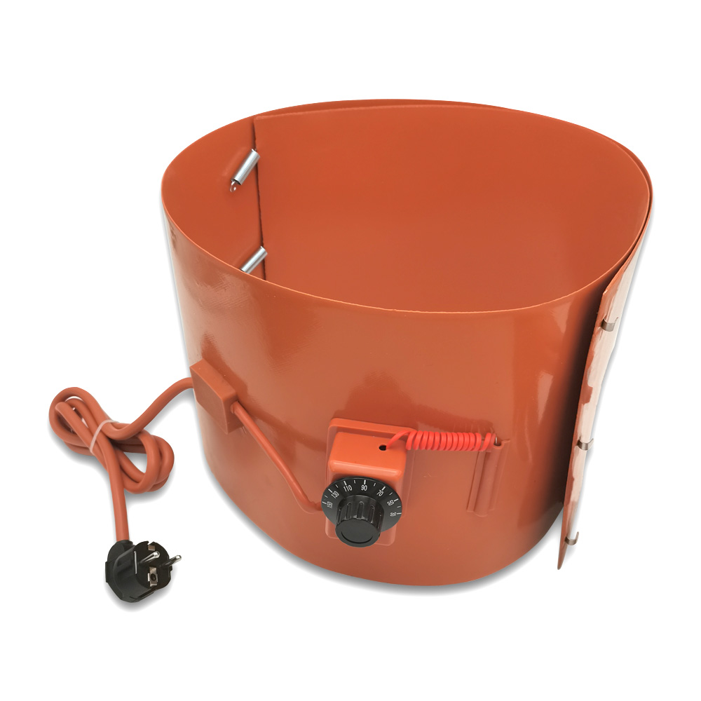 800W Electric Oil Drum Silicone Heating Belt DIY Silicone Rubber Heater Oil Gas Tank Metal Barrel Heater Heating Pad