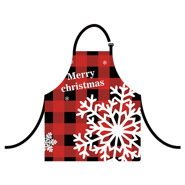 KEFEI Customized Print LOGO BBQ Apron With Christmas Custom
