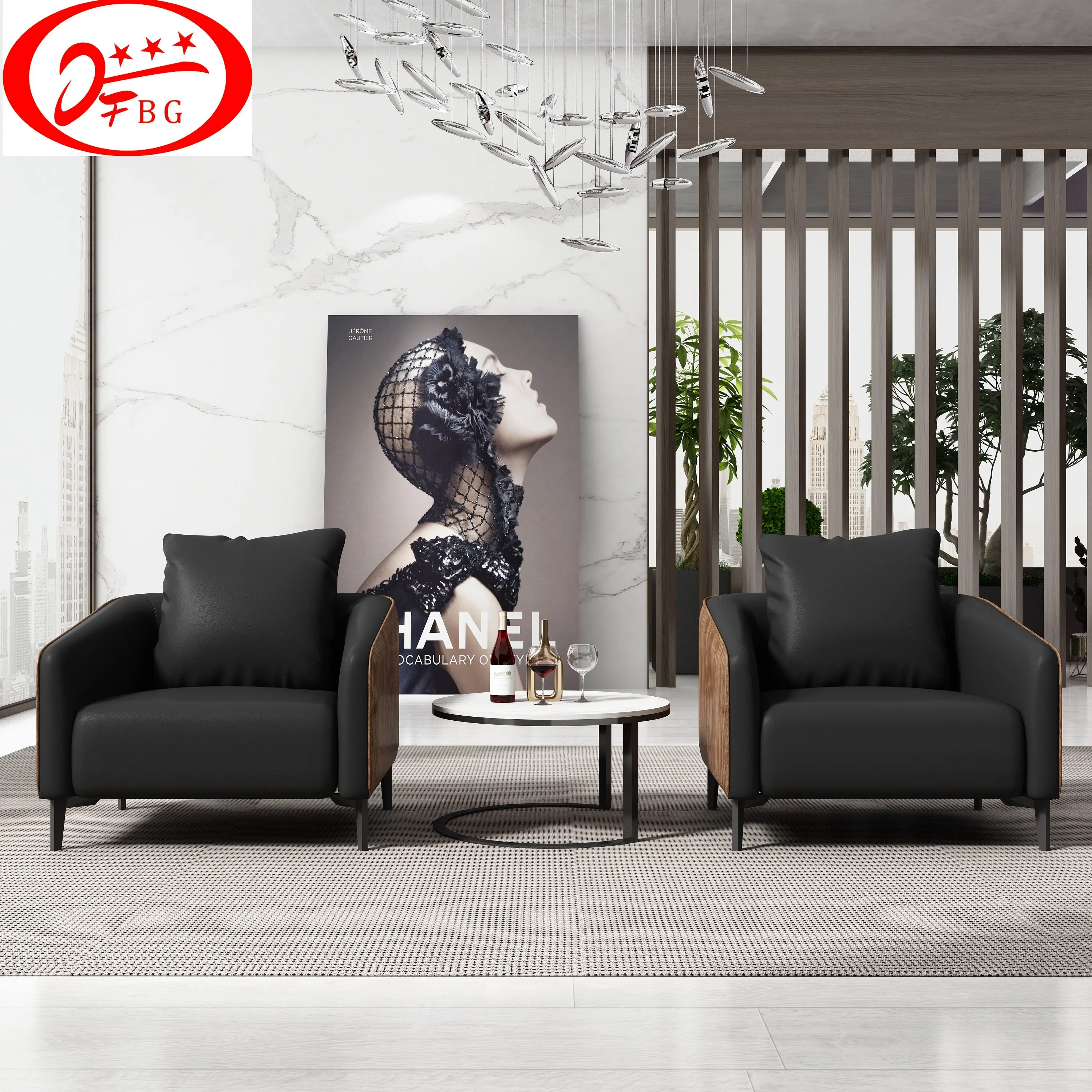 2020 Cheap Modern Office 1 Person Single Sofa Chair Single Leather Sofa