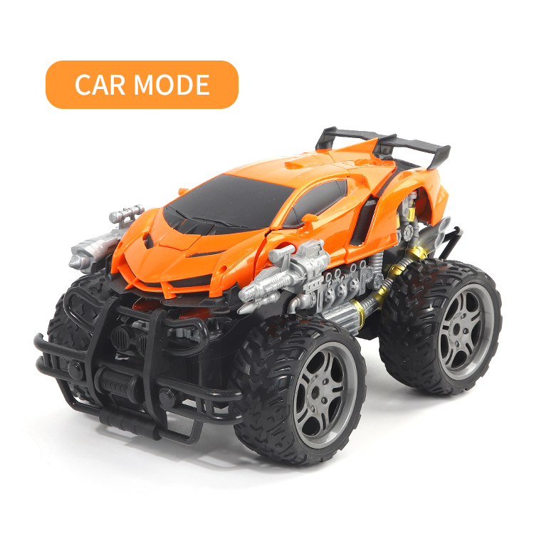 Children Toys Cross Country Boys One Key Deformation Robot Car for Kids