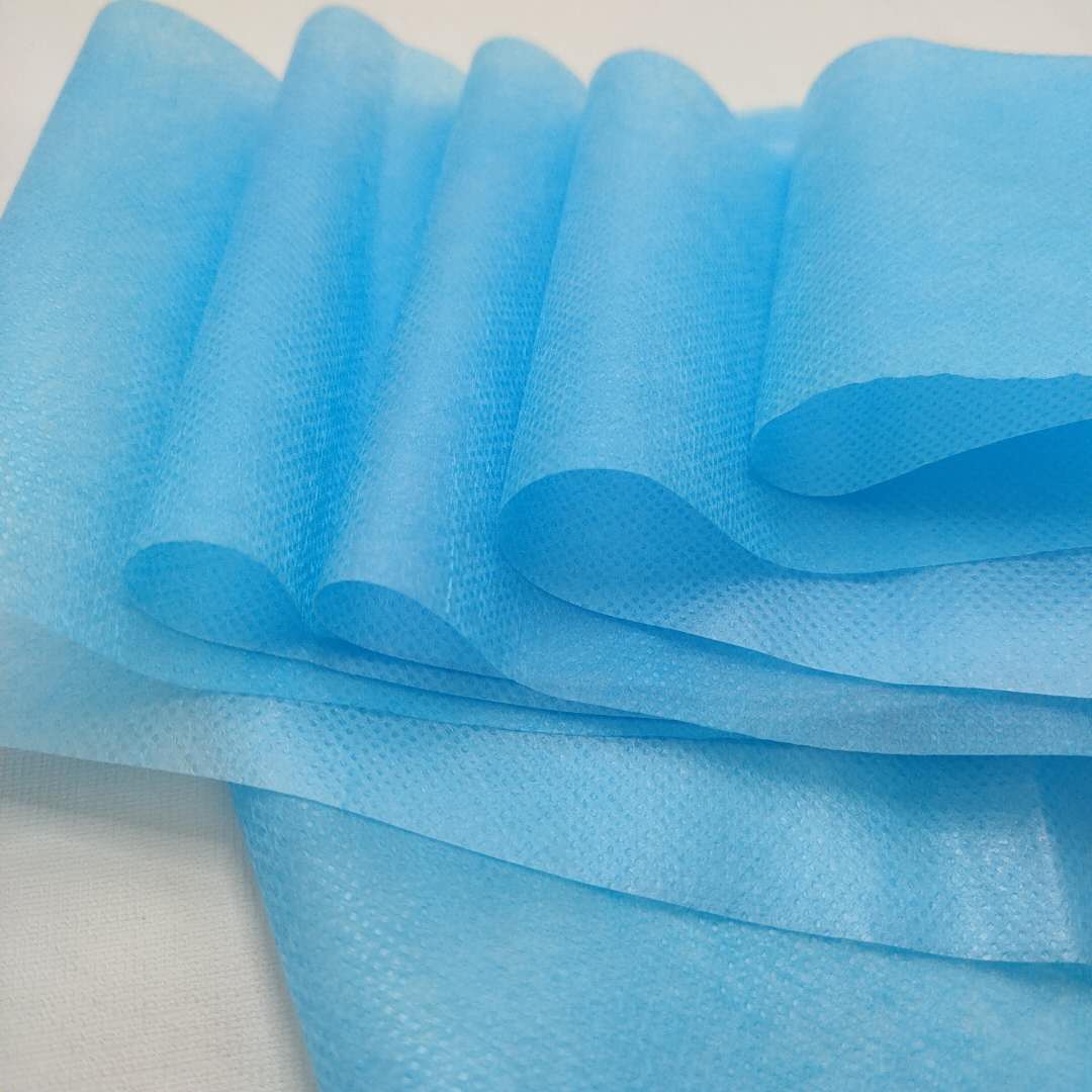 Factory Wholesale 40gsm Blue/White Multicolor for protect suit PE Lamination PP Non woven fabric