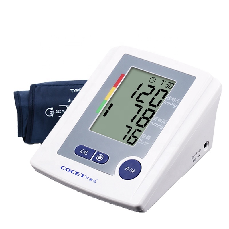 Wholesale Price Upper Arm Sphygmomanometer Digital BP Blood Pressure Monitor Meter With ISO & CE
