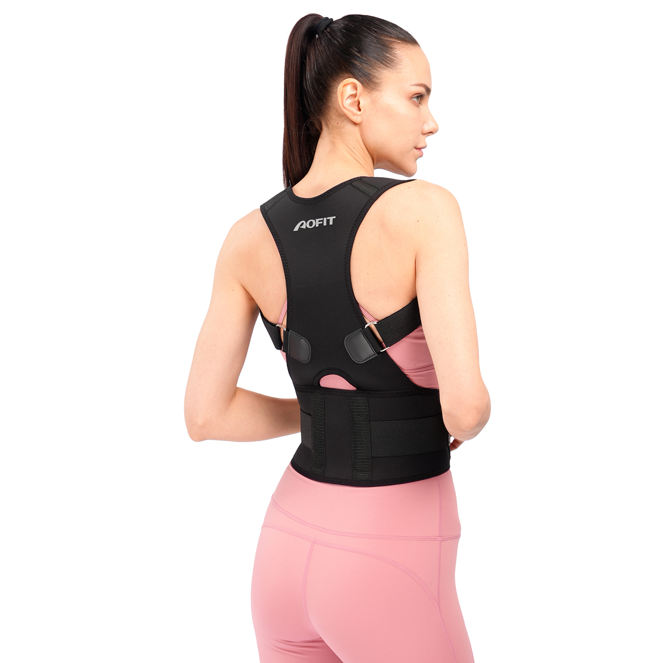 manufacture adjustable clavicle magnetic back support posture corrector chair cushion