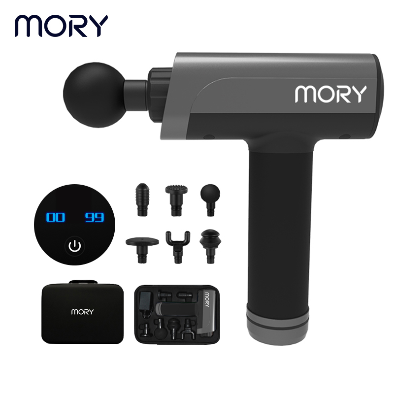 MORY professional sonic 24v Электрический 5 скоростной Регулируемый перкуссионный массажный пистолет 2020