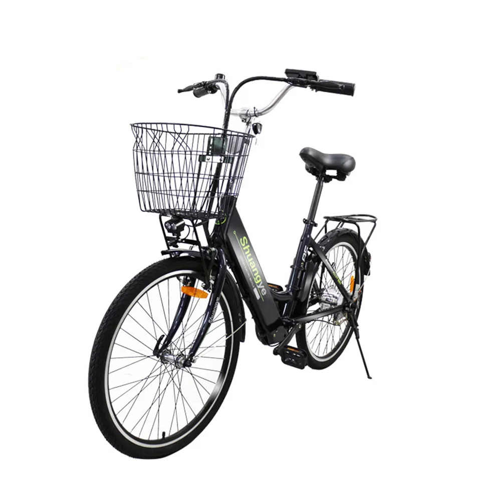 Более популярный в Канаде скрытый аккумулятор 24 дюйма городской электрический велосипед 26 дюймов