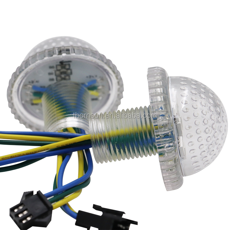 Рождественский беспроводной 24V 35 мм smd 5050 rgb Малый аттракционы бесцикловый пикселей dmx свет