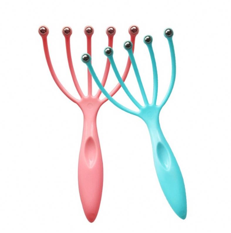 High quality Five-Jaw steel ball head finger massage scalp claw