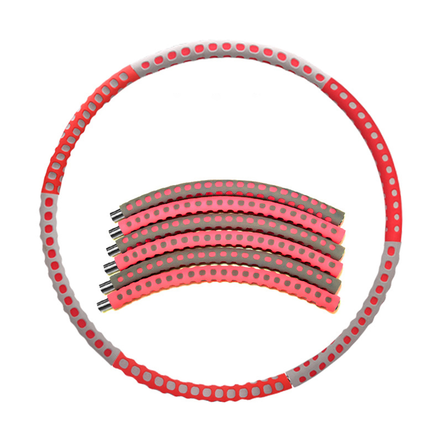 Adult Fitness Equipment foam Hula Ring Circle Weighted Exercise Hoop
