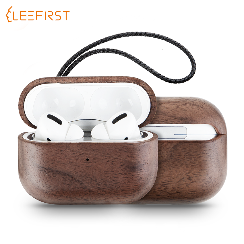 Высококачественные деревянные защитные чехлы для наушников Airpods Pro / 3