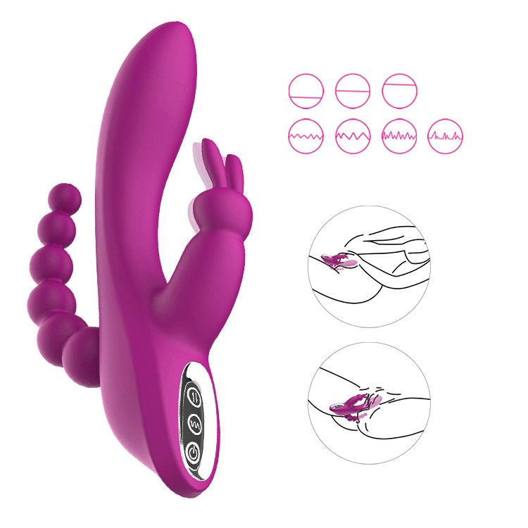 Waterproof Dual Motor Strong Adult Female Sex Toys Clitoris G spot anal Vibrator for Women Vagina Vibration